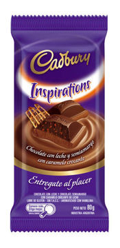 Imagen de Tableta Chocolate Cadbury Yogurt Frutilla 80 gr