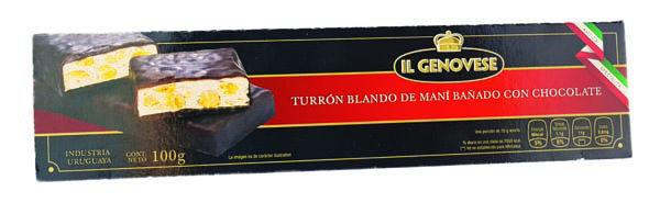 Imagen de Turron Mani C/cho.100g Il Geno