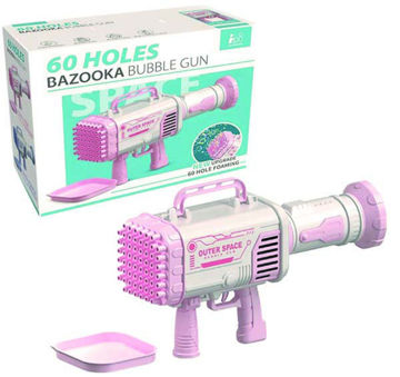 Imagen de Pistola de Burbujas a Bat (rosa)