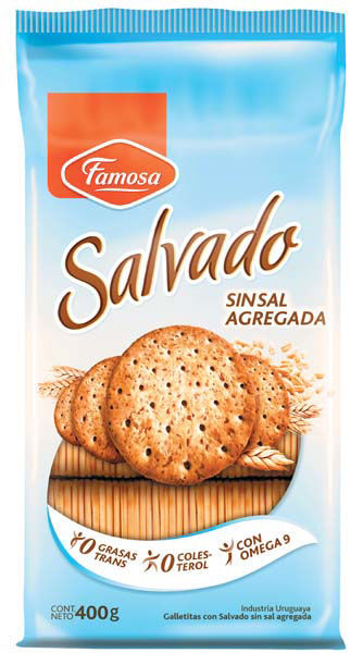 Imagen de Galletas Famosa Salvado sin Sal 400 gr