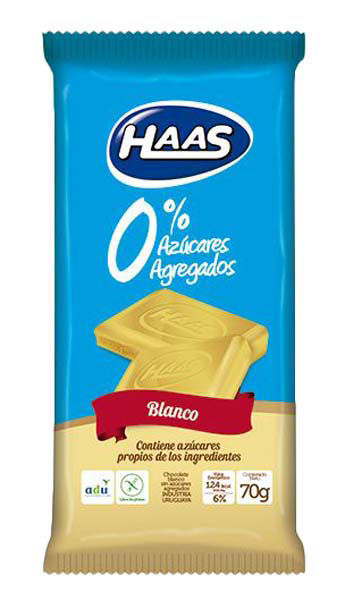 Imagen de Tabl Haas 0% Az. Blanco 70 gr