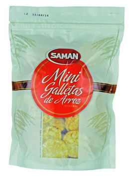 Imagen de Mini Galleta D/arroz Saman 150 Grs.