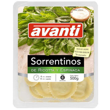 Imagen de Sorrentinos Avanti Ricota y Espinaca 500 gr