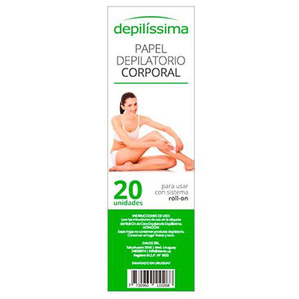 Imagen de Papel Depilatorio x 20 Unidade