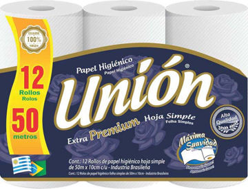 Imagen de Papel Higienico Union 50 Mts X4