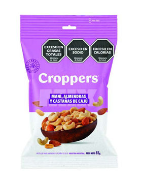 Imagen de Snacks Croppers Mix Mani Almendras y Castañas Caju 80 gr