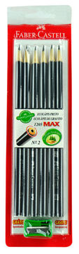Imagen de Lapiz Faber N2 X6