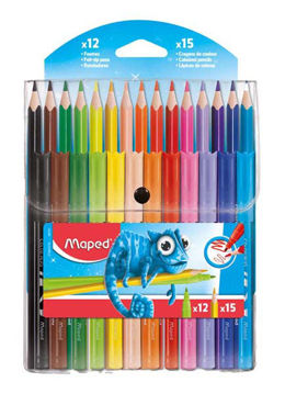 Imagen de Set 12 Marcadores + 15 Lapices Maped