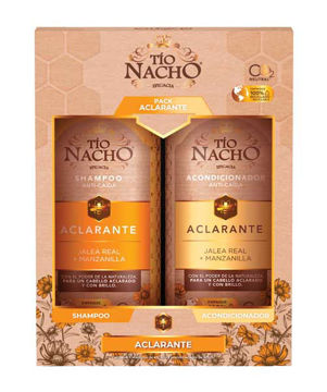 Imagen de Pack Tio Nacho Aclarante Shampoo+acondicionador 415 ml
