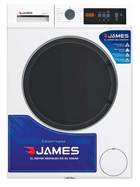 Imagen de Lavarropas James Lr6990 Slvr