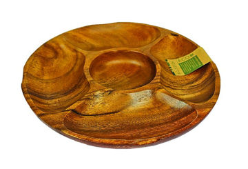 Imagen de Bandeja Oval de Madera C/rec