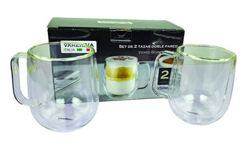 Imagen de Set X2 Tazas Doble Pared 250ml