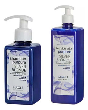 Imagen de Set Shampoo Silver Blonde + Aco 395ml