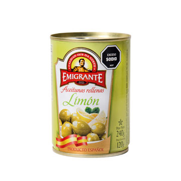 Imagen de Aceituna R/limon Lata Emigra.240