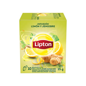 Imagen de Lipton Te Infs Limon y Jengibre X10