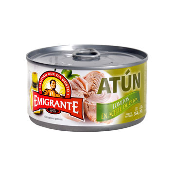 Imagen de Lomos Atun Ac Oliva 340g. Emigrante
