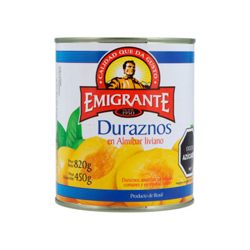 Imagen de Duraznos En Almibar El Emigrante Lata 820 gr