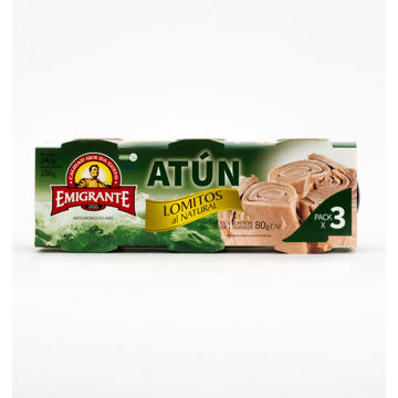 Imagen de Atun X3 Lomitos Natur. Emigrante