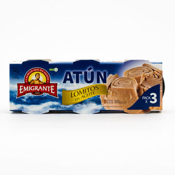 Imagen de Atun X3 Lomitos Aceite Emigrante