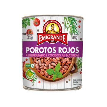 Imagen de Porotos Rojos  Emigrante Lta.350g