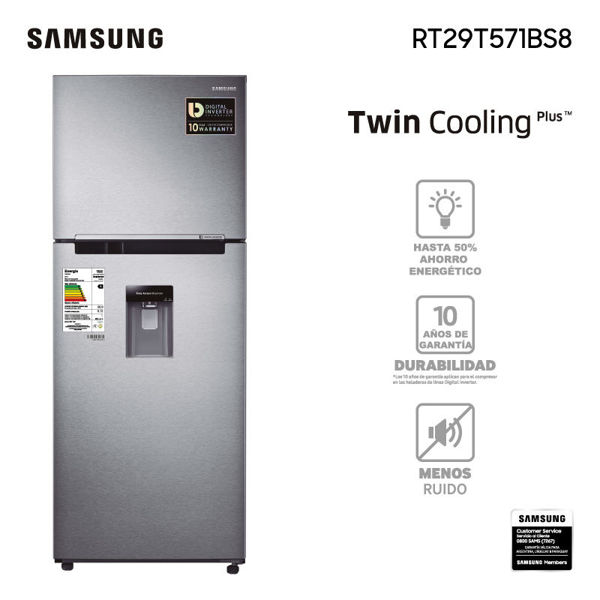 Imagen de Refrigerador 300l Samsung C/disp Inox