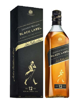 Imagen de Whisky Johnnie Walker Etiqueta Negra 1 lt