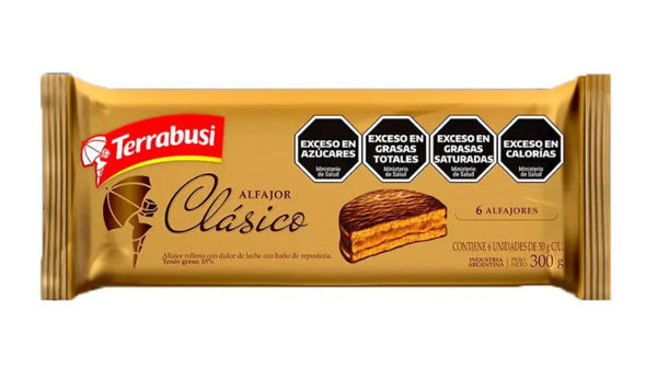 Imagen de Alfajor Terrabusi X6 500gr
