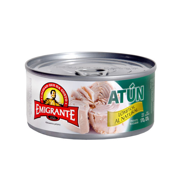 Imagen de Atun Lomitos Natural 170g Emigrante
