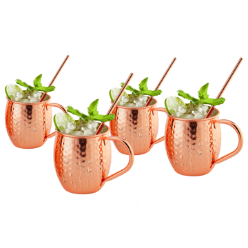 Imagen de Set 4 Jarros P/tragos C/sorb