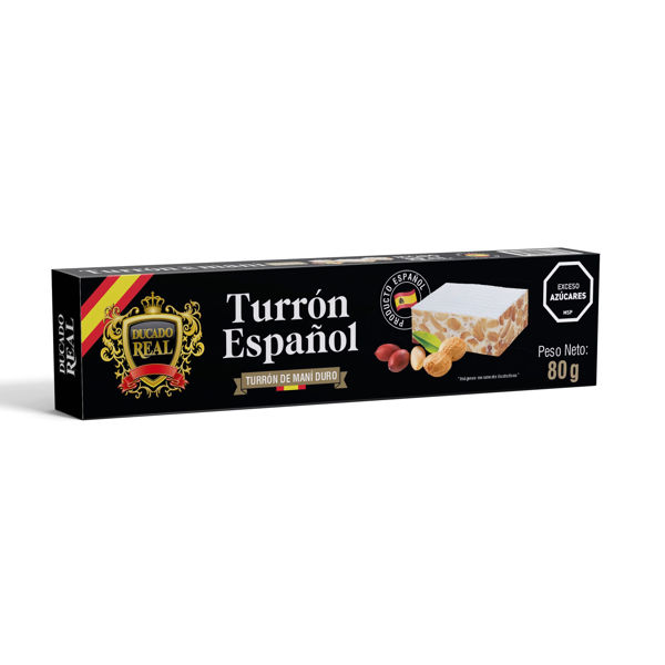 Imagen de Turron Duro Mani Ducado Real 80g