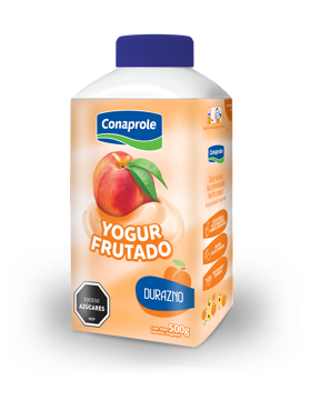 Imagen de Yogur Durazno Conaprole 500 Cc