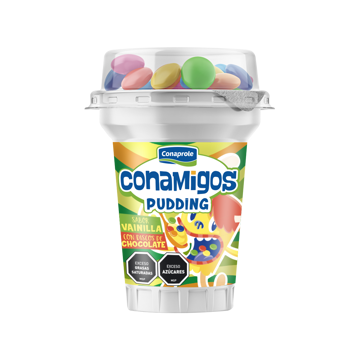 Imagen de Postre Conamigos Pudding Vain.c/discos Chocolate