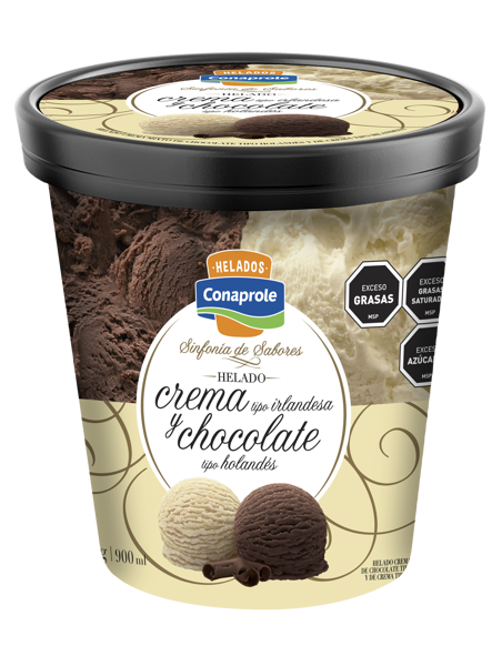 Imagen de Helado Conap.900ml Crema/choc.holandes