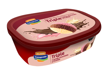 Imagen de Hel. Triple Crema-choc-frut. Plást. 1 l