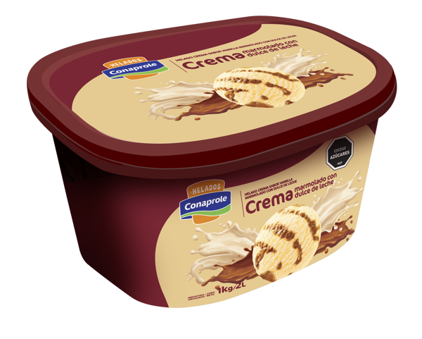 Imagen de Helado Conaprole Marmolado de Dulce de Leche 2 lt