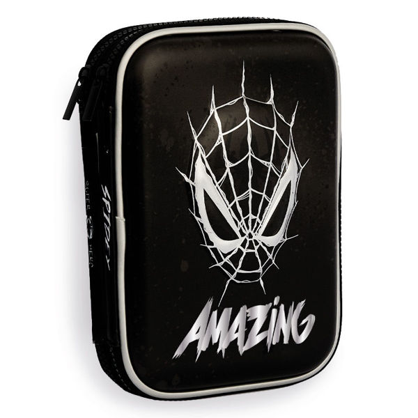 Imagen de Cartuchera Mooving Spiderman Doble Eva