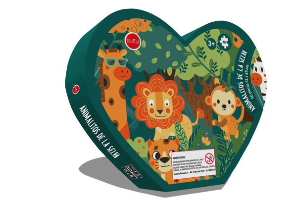 Imagen de Puzzle 40p. Animales Selva Sgyw-0008