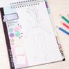 Imagen de Cuaderno de Modas 90 Stickers y Diseños