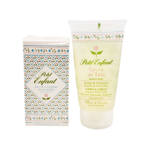 Imagen de Estuche Colonia 60ml + Espuma de Baño 150ml Petit Enfant