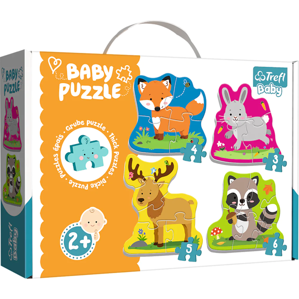 Imagen de Puzzle Baby Classic Forest Animals