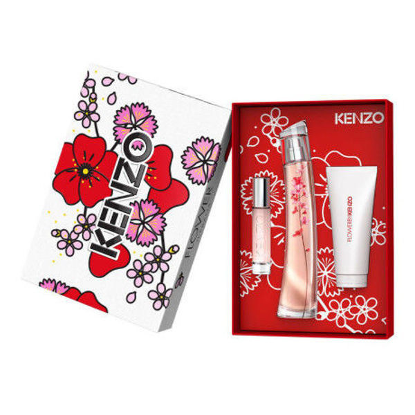 Imagen de Kenzo Dama Ikebana Cofre 75ml + Ts + Bl