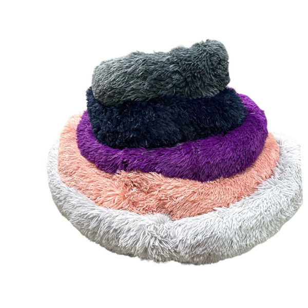 Imagen de Cama Redonda Pelos Xl 70cm Ba-811/aj-173