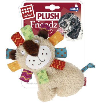 Imagen de Juguete Peluche Leon Multi Agarre Gigwi 6136