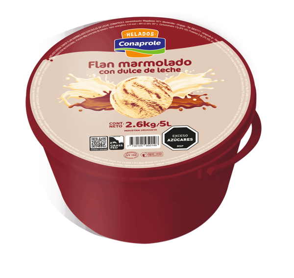 Imagen de Hel.cre. Conaprole Tarr.5 L. Flan Ddl