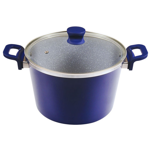 Imagen de Olla C/rev.int.ceram.ext.azul