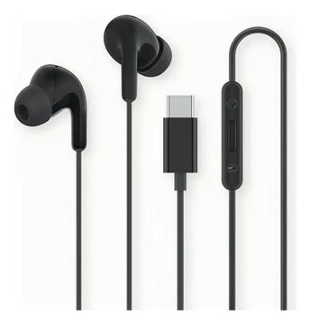 Imagen de Auricular Type c Earphones Black