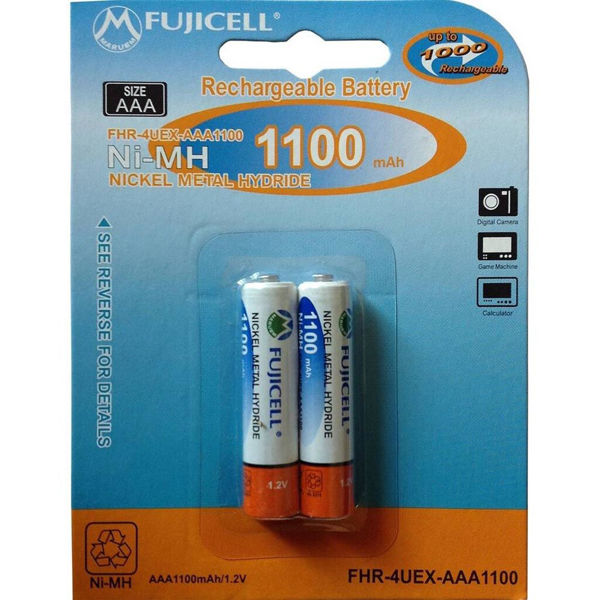 Imagen de Pilas Rec.aaa Fujicel 1100mah