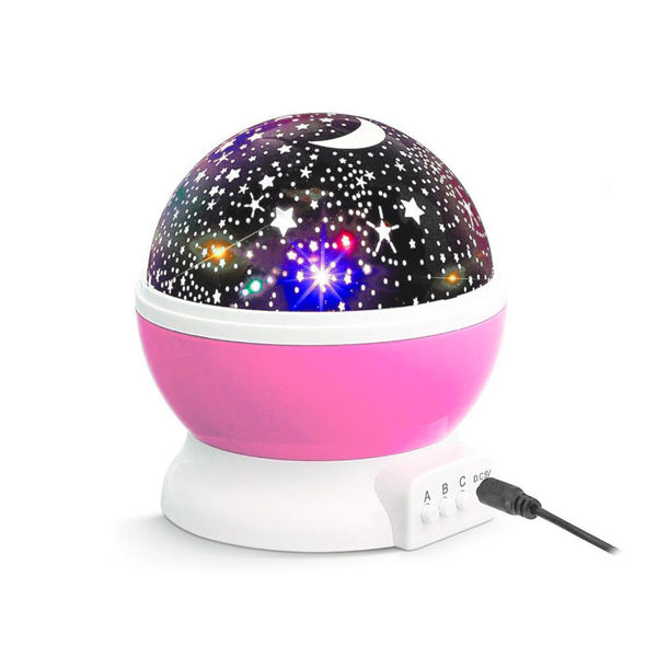 Imagen de Lampara Velador 0   Rosa