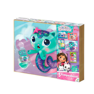 Imagen de Puzzle Gabby Dh 5 En 1 Madera Jca-4150