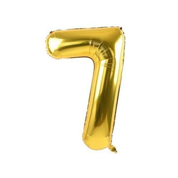 Imagen de Globo 16" Dorado Numero 7